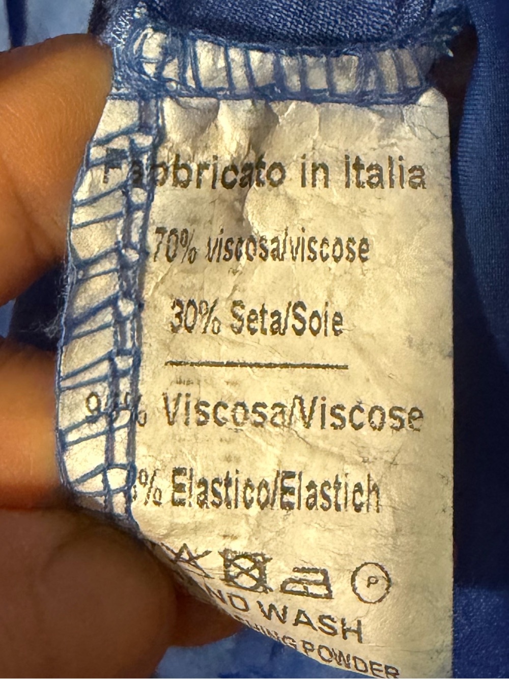 Made in Italy Silk Blend Ombre Maxi Dress & Duster Set Lagenlook Blue Lt Blue L - Picture 7 of 10
